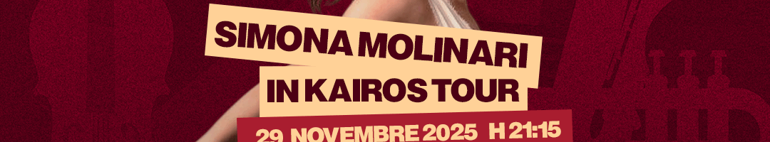 Simona Molinari in Kairos tour concerto 29 novembre 2025